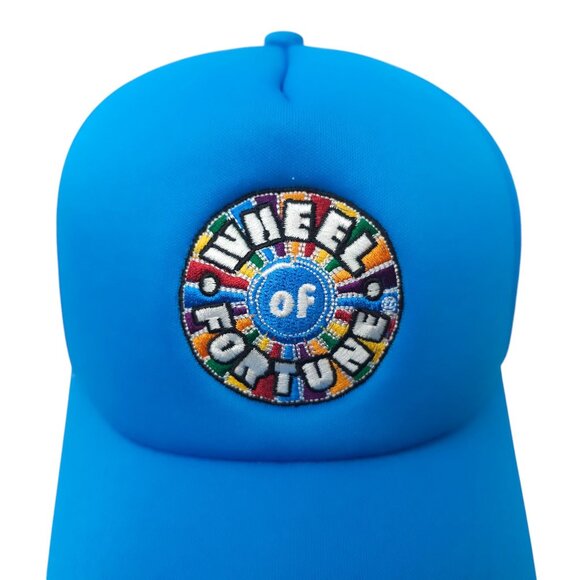 Wheel Of Fortune Mesh Snapback Cap Trucker Foam Embroidered Logo Baseball Hat - Picture 7 of 13